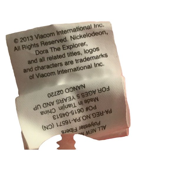 Dora The Explorer Plush Doll 13” Heart Dress/Shoes Nickelodeon Stuffed Toy 2013 - Picture 6 of 10